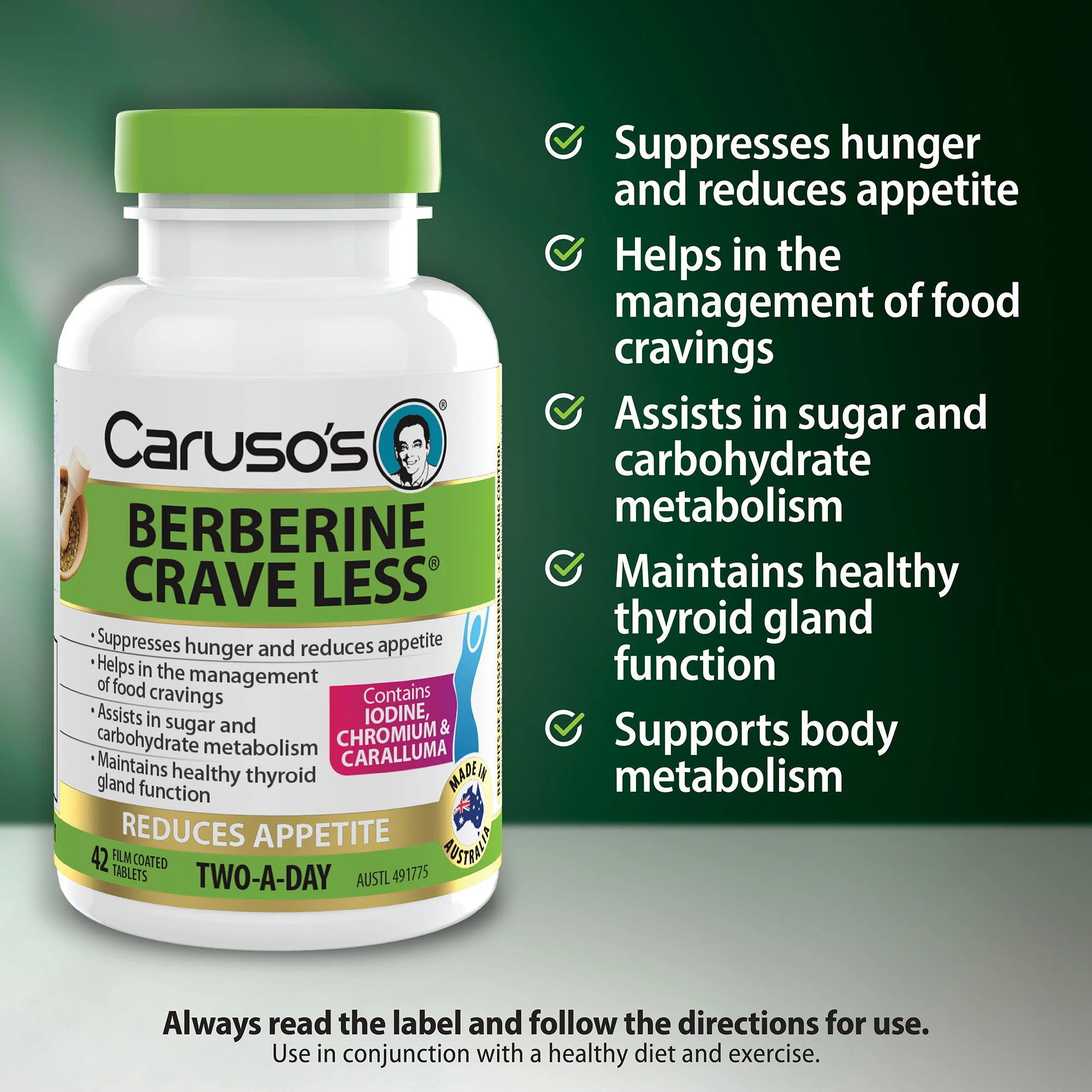 Caruso's Berberine Crave Less&reg; - Image 3