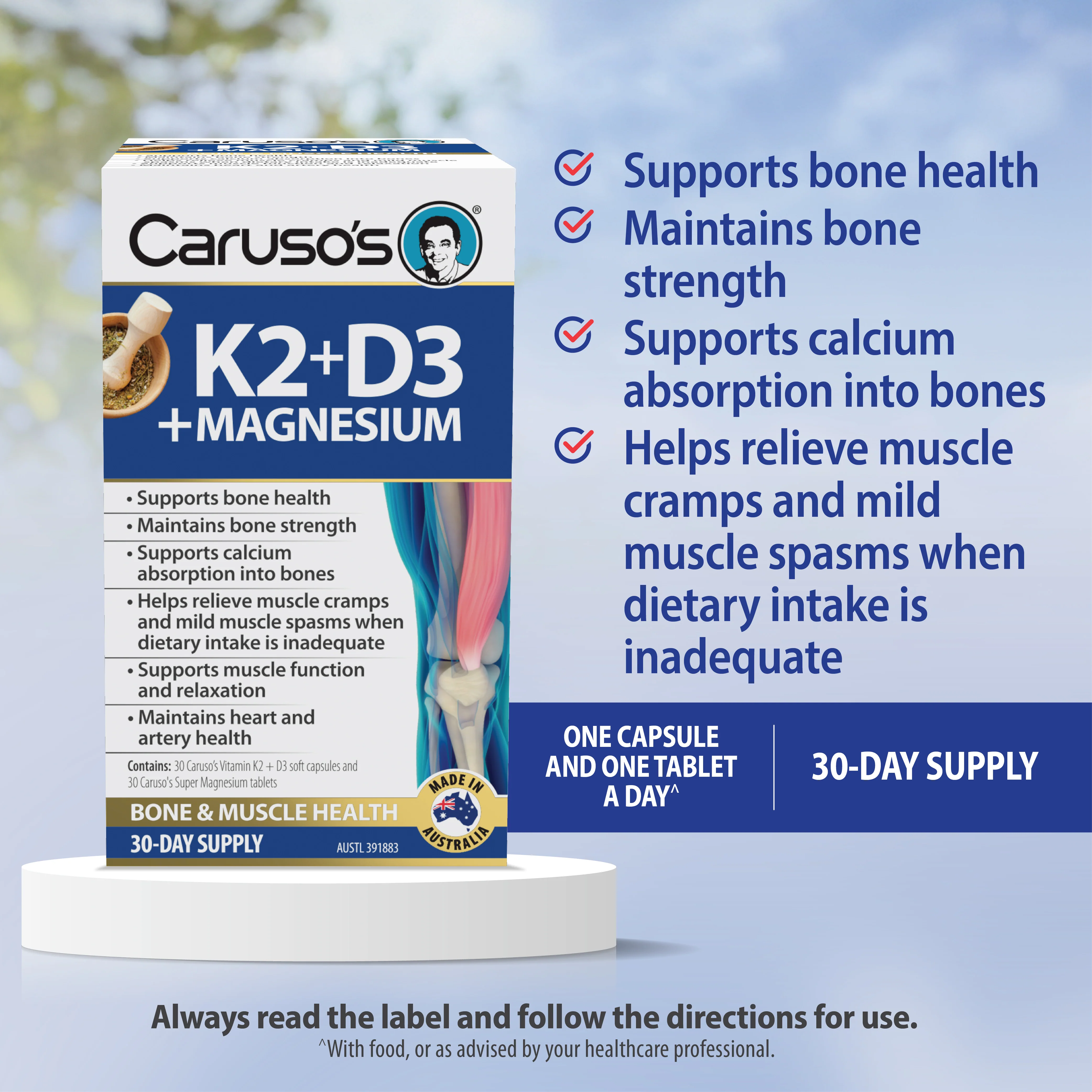Caruso's K2+D3+MAGNESIUM - Image 3