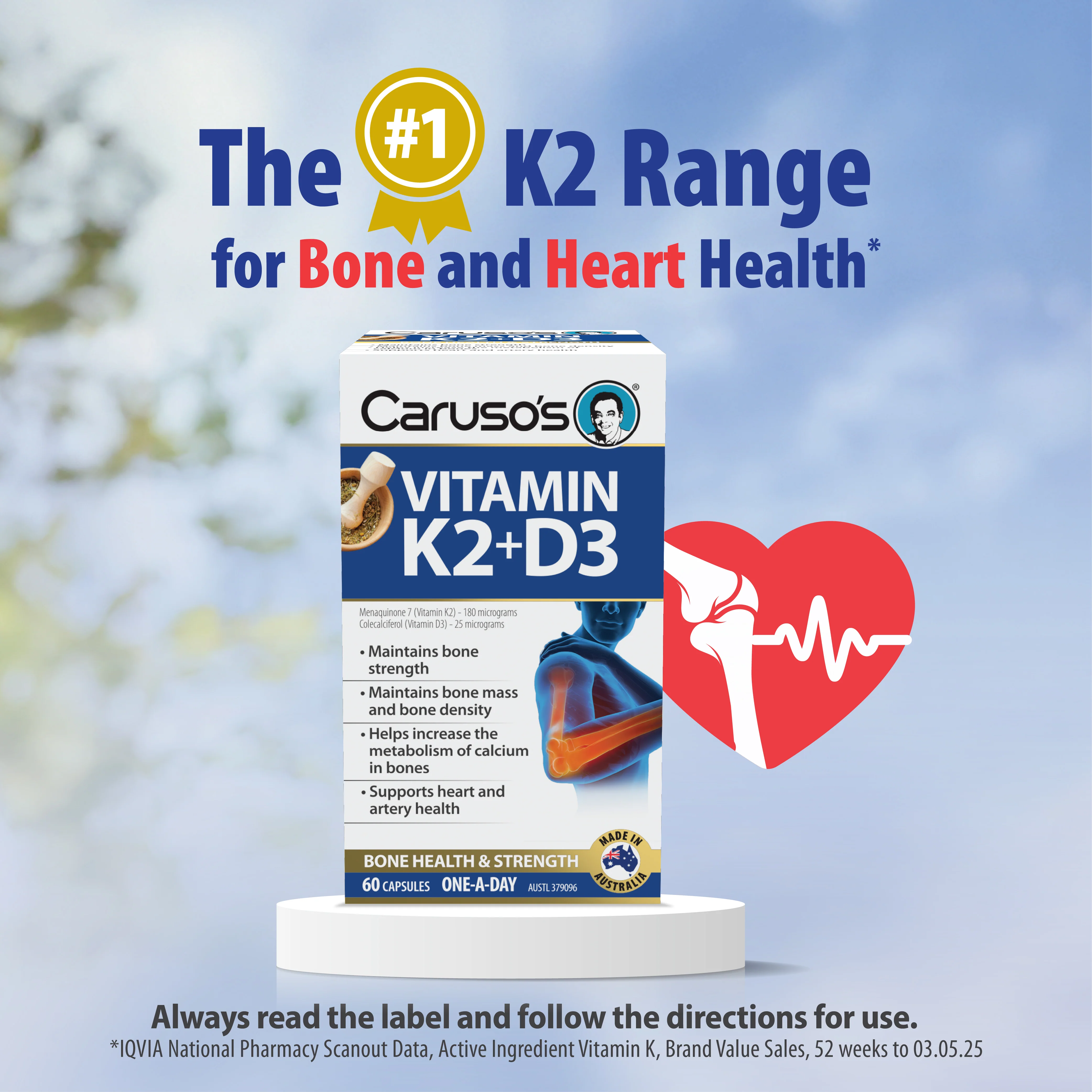 Caruso's Vitamin K2+D3 - Image 3